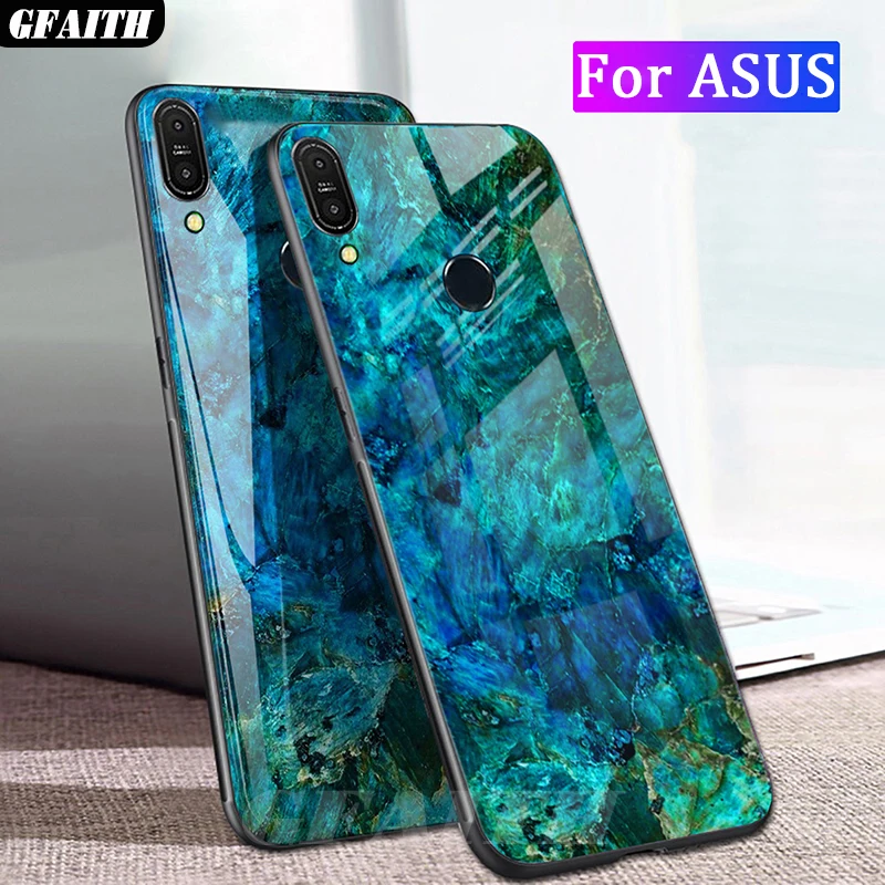 GFAITH для ASUS Zenfone Max Pro M1 ZB601KL Роскошная текстура мраморного камня закаленное стекло M1 ZB602KL чехол для Max Pro M2 ZB631KL