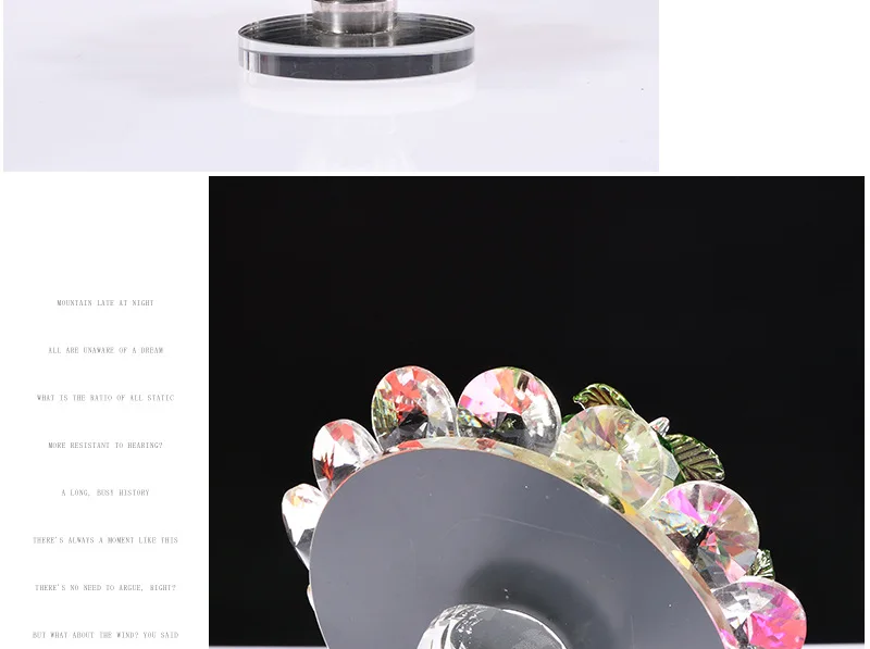 

Creative Crystal Apple Crafts Decoration Personality Fruit Apple Home Decorations Promotional Gift Crystal