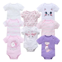 funny newborn baby girls romper infant cotton short sleeve boy baby letter clothes girl print suit born crawling baby 0 12m new