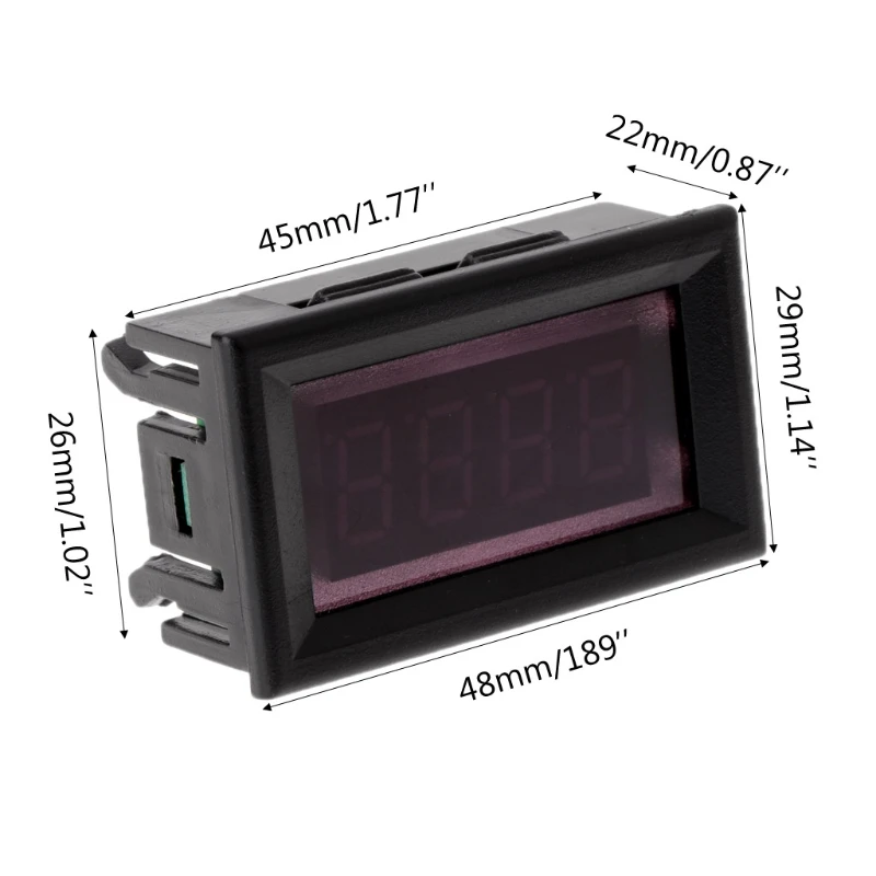 

Car Motorcycle Digital Tachometer Tacho Gauge with Battery Overvoltage Alarm
