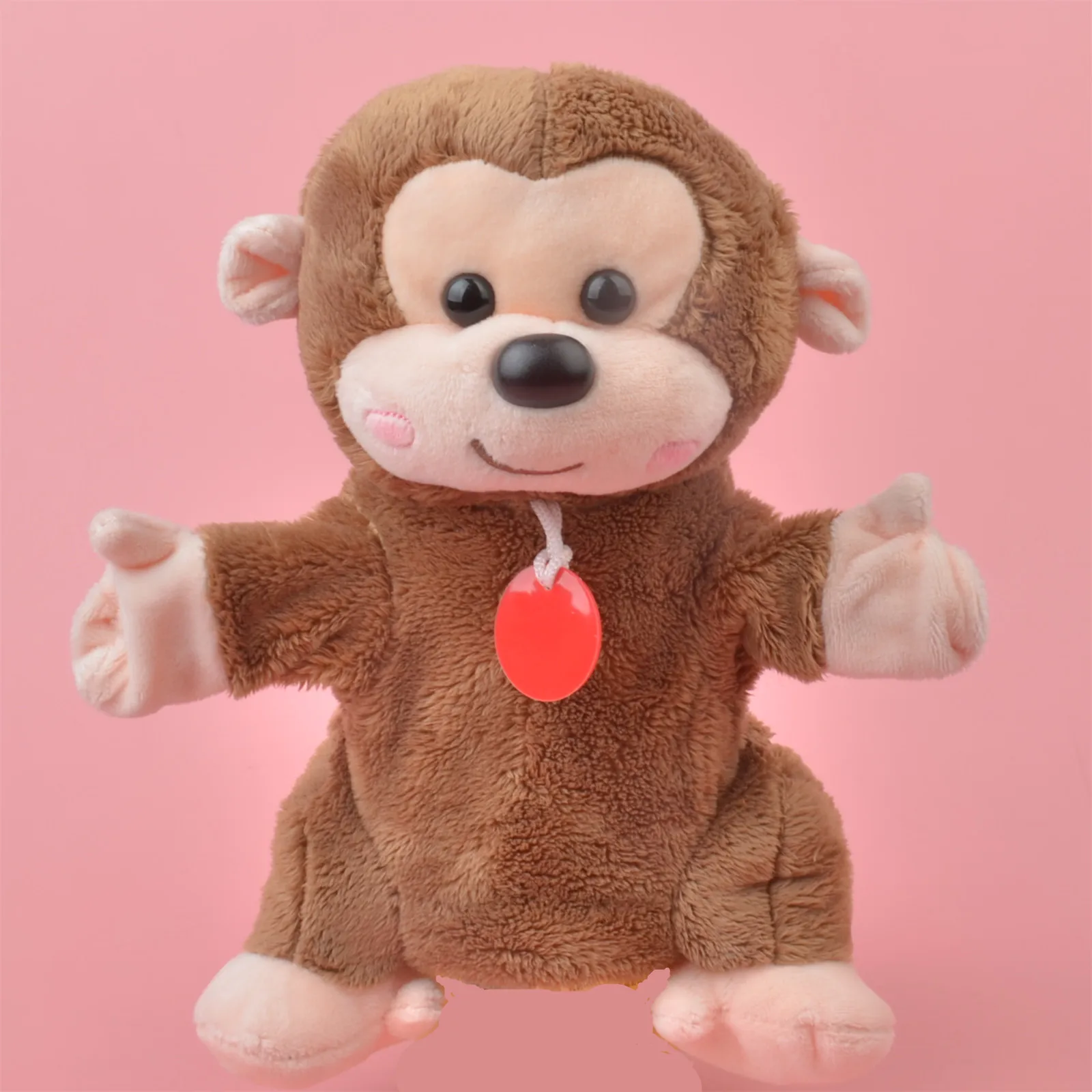Маленькая обезьяна ручная кукла обучающая плюшевая игрушка мягкая