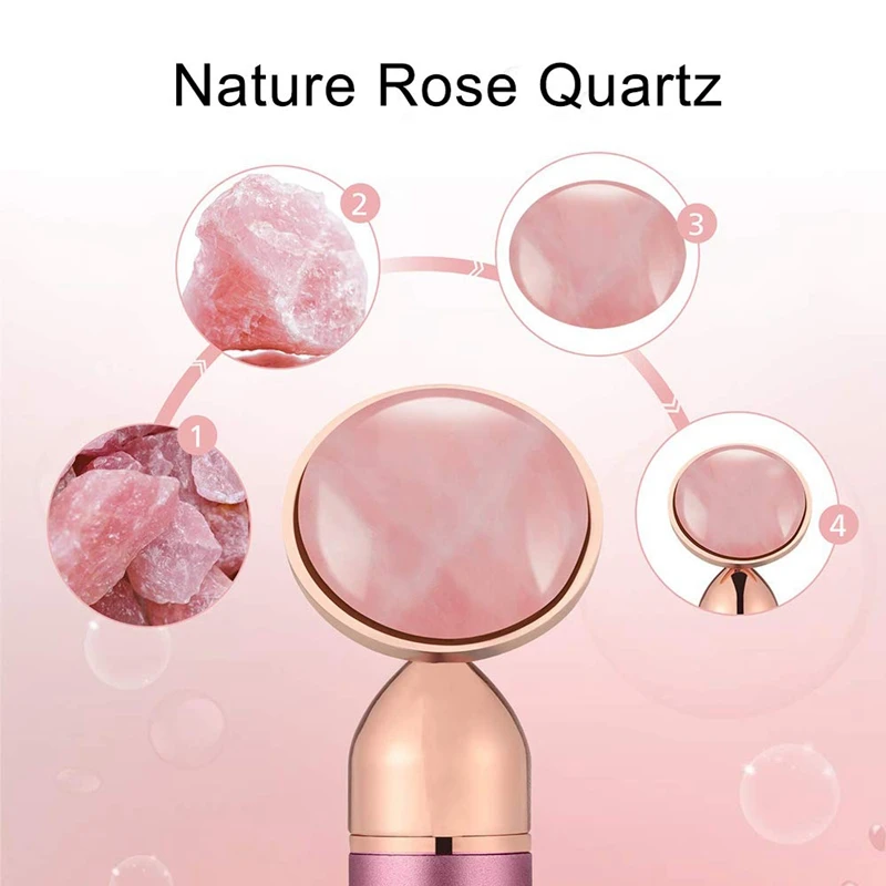 

4 in 1 Vibrating Roller Face Roller Eye Massager T/V Shape Face-Lifting Slimming Beauty Stick Massager