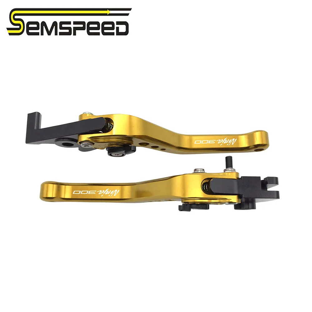 SEMSPEED Мотоцикл с ЧПУ Короткие сцепные рычаги ручки для Kawasaki NINJA 300R/Z300 (w и w/o ABS) 2013 2018
