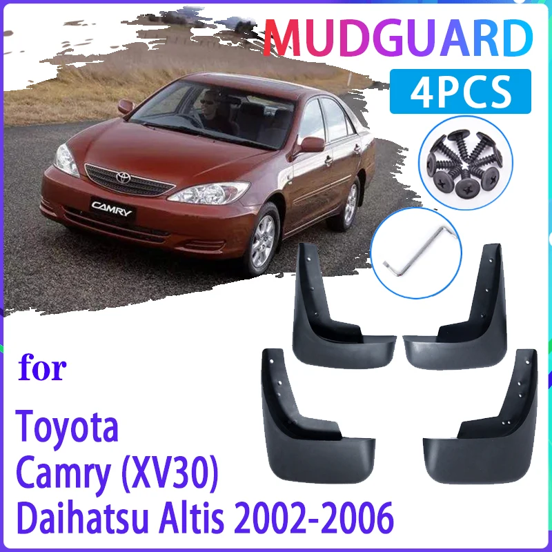 

Car Mud Flaps for Toyota Camry 30 XV30 2002~2006 2003 2004 2005 Mudguard Splash Guards Fender Mudflaps Auto Accessories