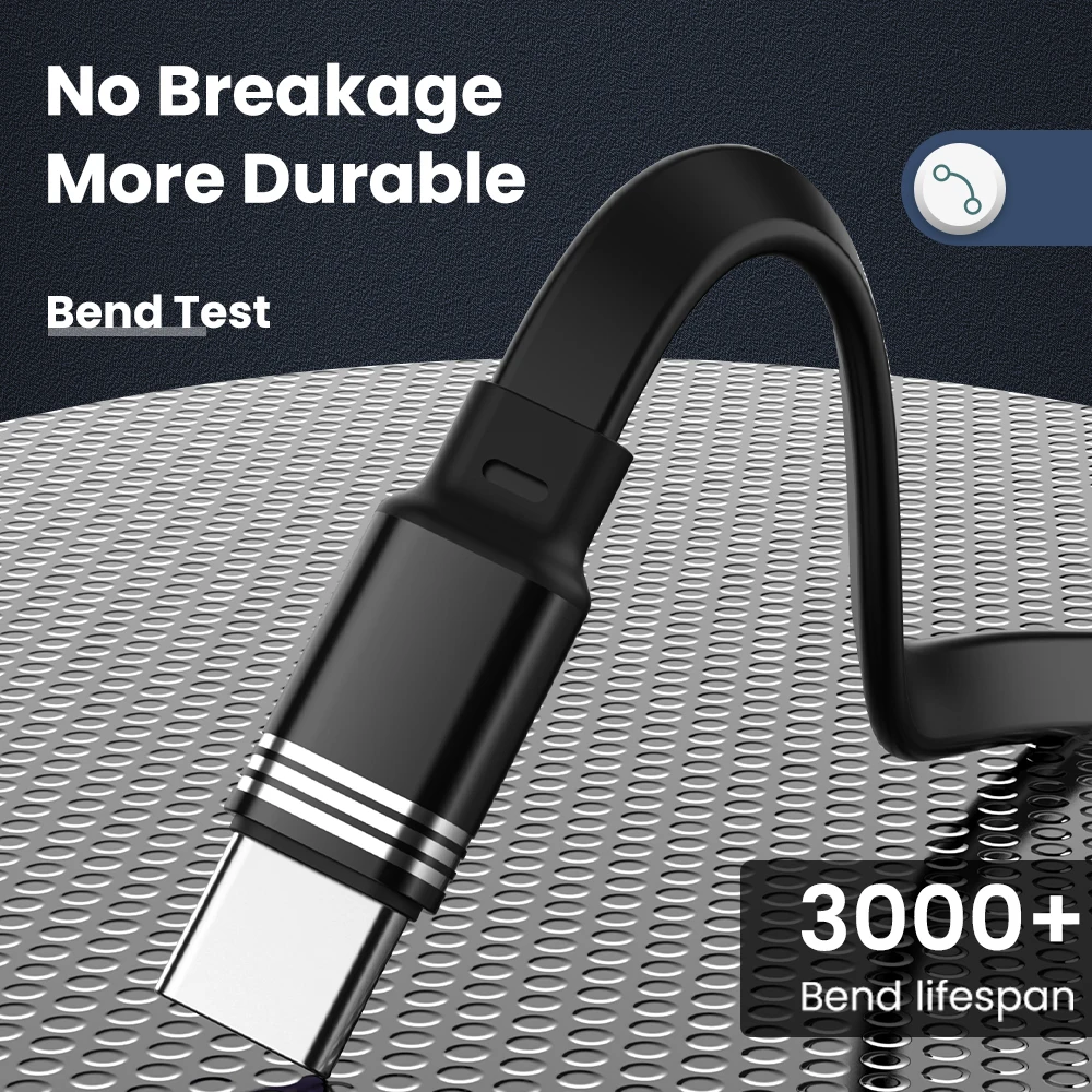 3-в-1 8-контактный кабель Micro USB Type-C для iPhone 13 зарядный Huawei Samsung C Выдвижной 120 см 3A |