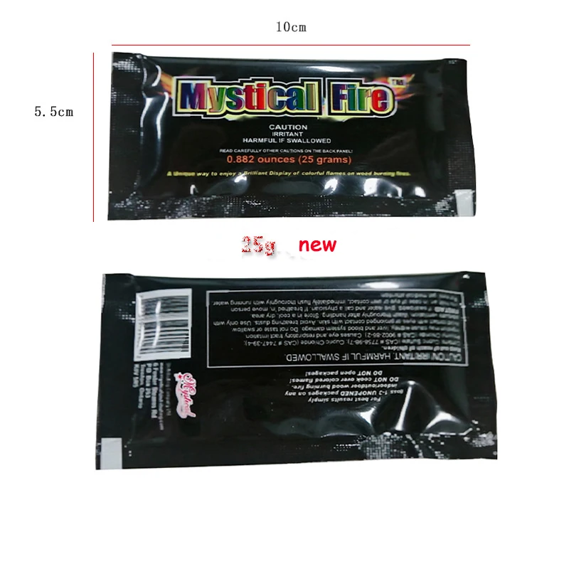 25g new 10 г/15 г/25 г/30 г волшебный огонь Красочные Пламя порошок костер Саше пиротехника Открытый Кемпинг Туризм выживания Инструменты вечерние инструменты - Цвет: 25g new