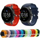 Ремешок для часов Fossil Gen 5 Carlyle HR Julianna HR, силиконовый, мягкий, 43 мм