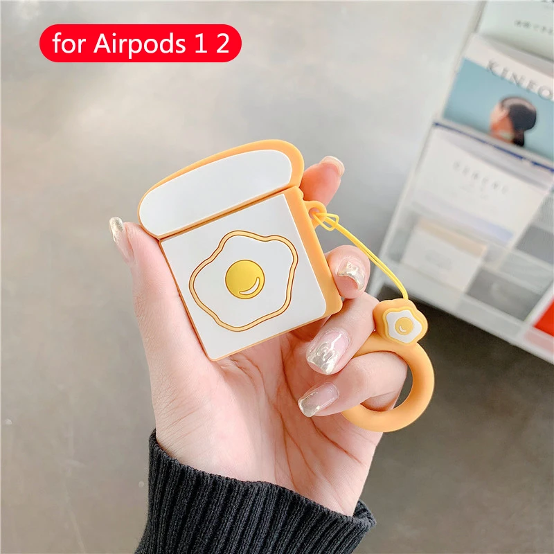 25 Милый беспроводной чехол для наушников с Bluetooth для apple airpods 2, силиконовая Мягкая коробка с рисунком молочного чая, аксессуары для airpods - Цвет: 25