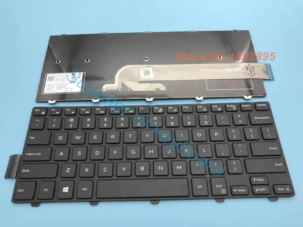 Оригинальная новая английская клавиатура для Dell Inspiron 14-3000 Series 3441 3442 3443 3451 3452 3458