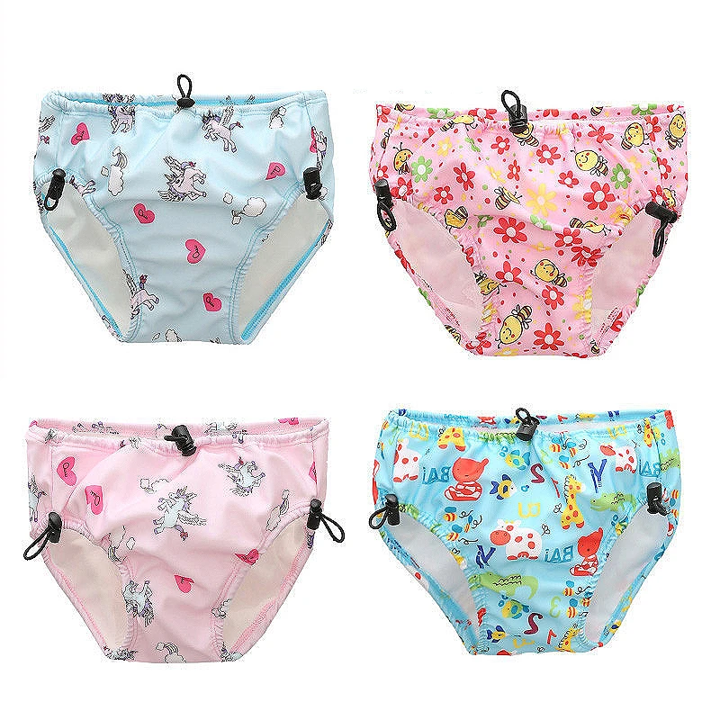 Детские Водонепроницаемые плавательные шорты для девочек и мальчиков Летние