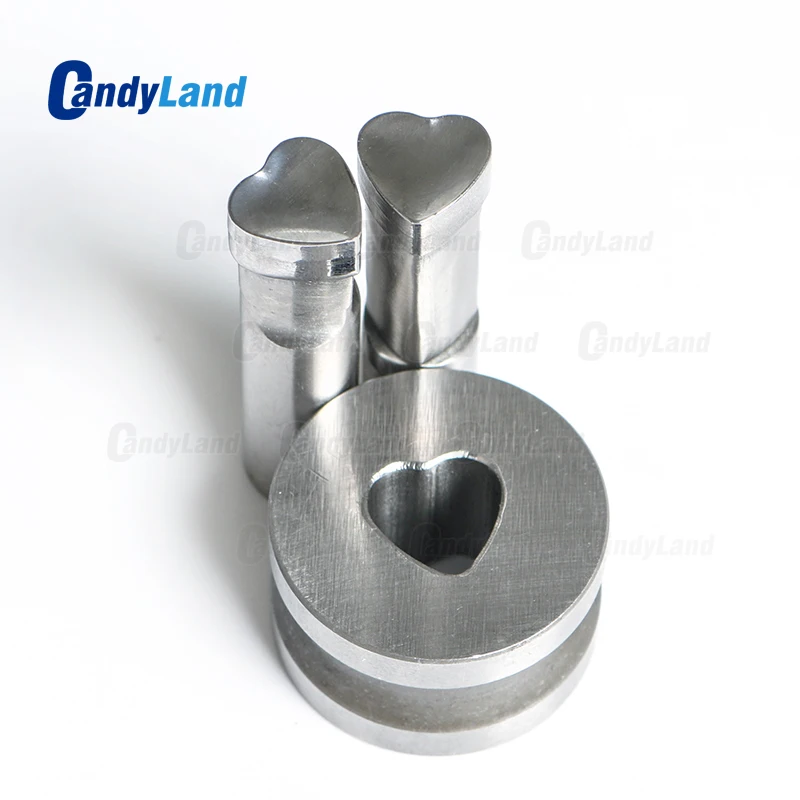 3D планшет CandyLand штамп в форме сердца молочного логотипа пресс-форма для таблеток