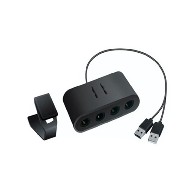 3 в 1 адаптер геймпада с клипсой 4 порта USB Gc игровой квадрат NGC контроллер