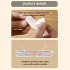 Держатель зарядного кабеля проводка мыши клавиатуры ABS сортировочный зажим самоклеящийся