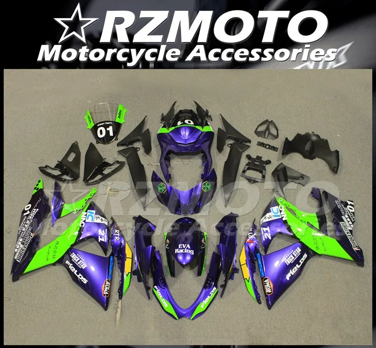

New ABS Motorcycle Complete Fairings kit Fit for SUZUKI GSX-R1000 K9 L2 2009 2010 2011 2012 2013 2014 2015 2016 Purple