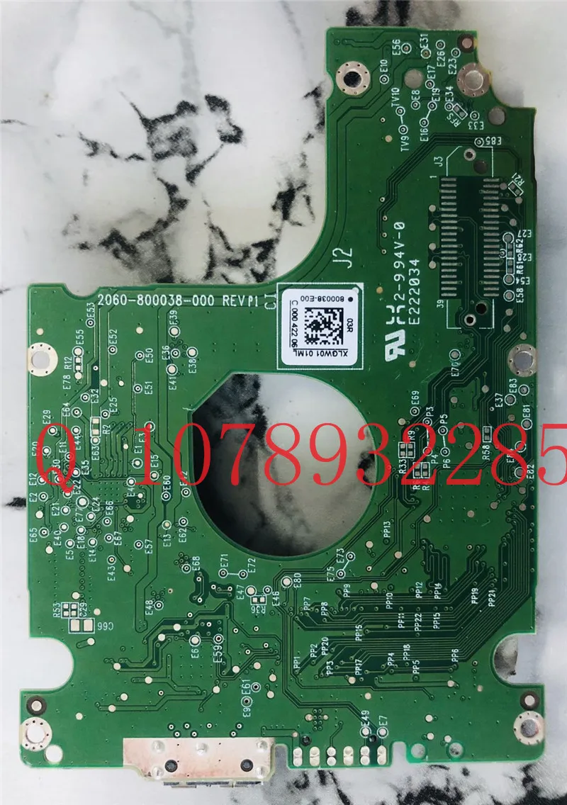 2060-800038-000 REV P1 2060 800038 000 / 800038-E00 Western Digital HDD PCB Логическая плата WD5000LMVW WD5000LMCW - купить по