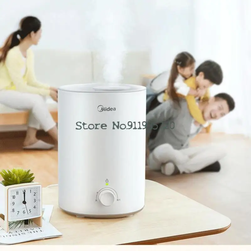 Увлажнитель воздуха бытовой бесшумный маленький большой емкости с распылителем