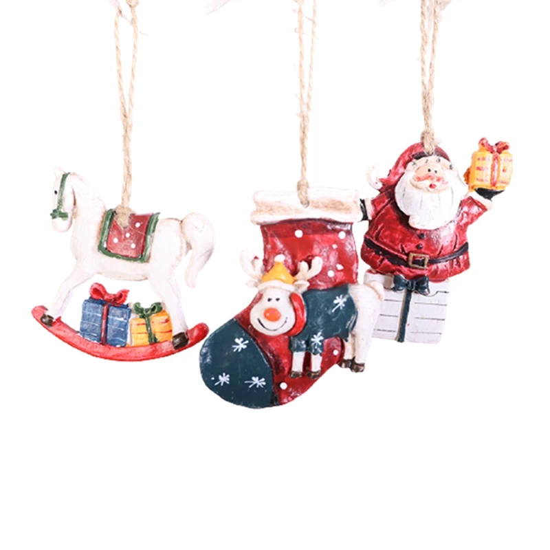 

Christmas Resin Small Pendant Christmas Decoration Christmas Tree Decoration Pendant