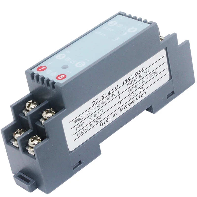 QIDIAN GLT B изолятор сигнала DC 10V + входное напряжение Передатчик изолированный