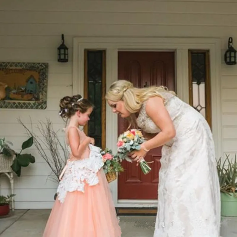 Розовые Платья с цветочным узором для девочек свадебной вечеринки платья