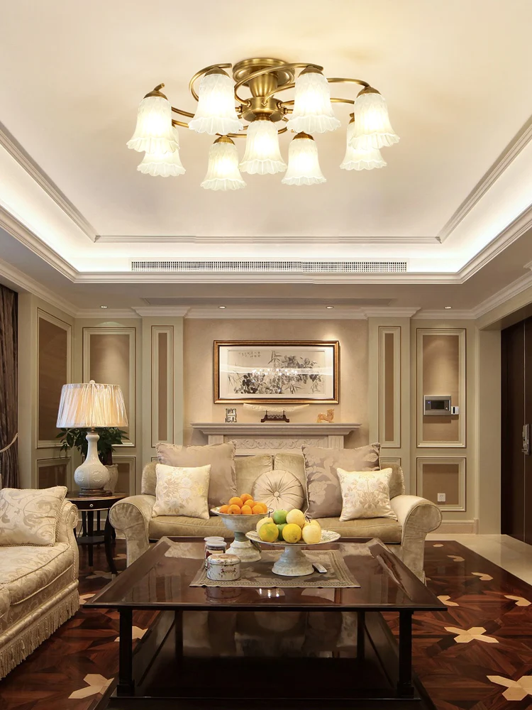 FSS современный романтичный потолочный светильник в форме цветка светодиодный