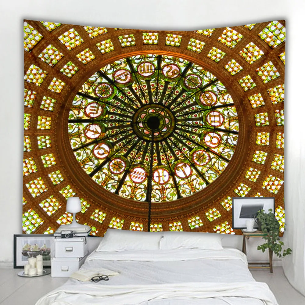 Пляжное полотенце с принтом мандалы в богемном стиле Нотр-Дам пляжное