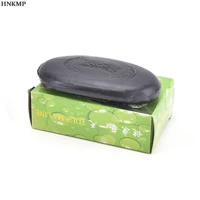 1pc active energy black bamboo charcoal soap facebody clear anti bacterial lighten freckles beautyhealth care tourmaline soap