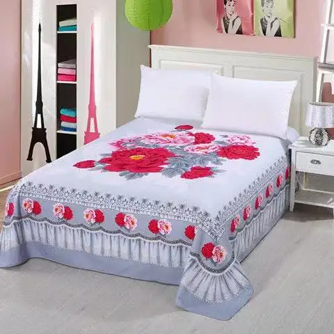 1 шт. мягкая свадебная простыня с цветочным рисунком 245x245 см | Дом и сад