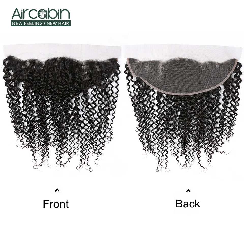 Malaysian Curly Hair Bundles With Frontal Human Hair Bundles With 13x4 Lace Frontal Closure With Bundles 4 Pcs/Lot Remy Hair