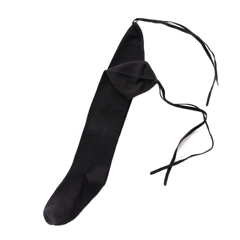 

Cross Strap Knee-highs Lolita Socks Female Japanese Student JK Stockings Gothic Over The Knee Uniform Socks