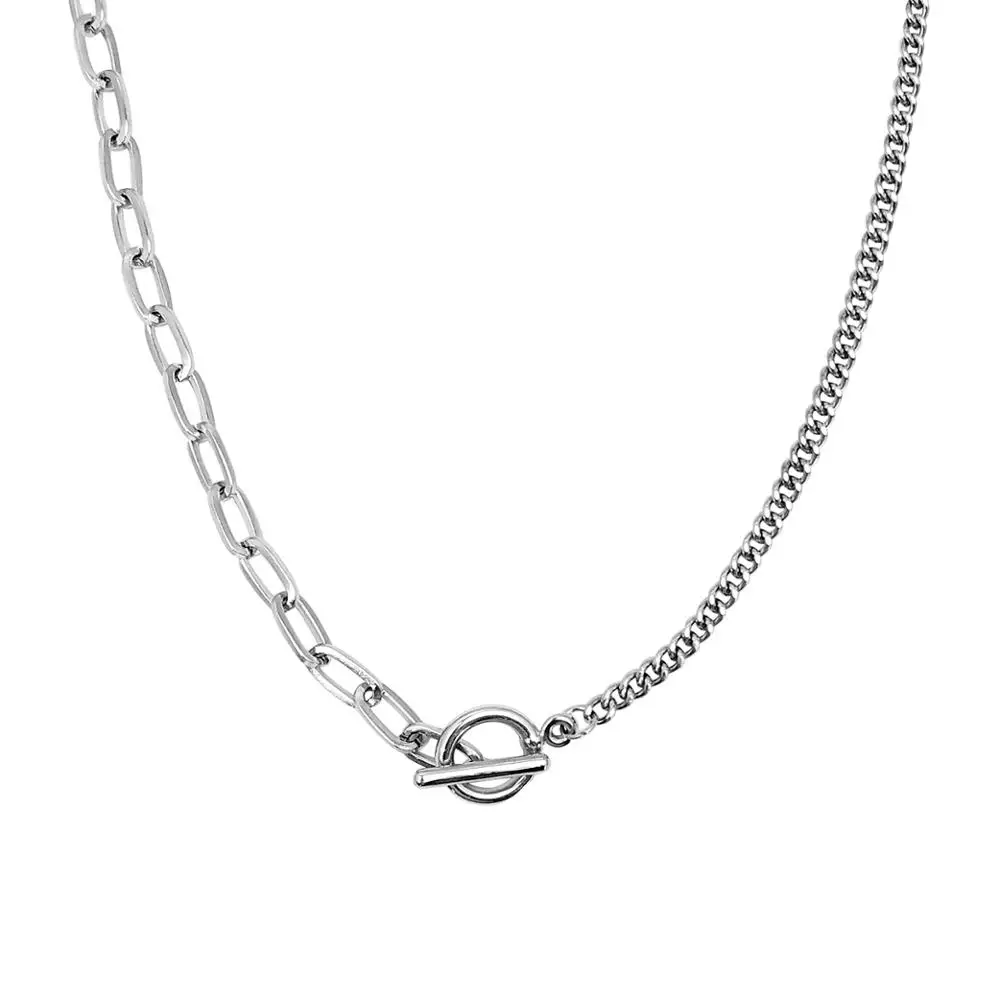 Женское асимметричное ожерелье KMVEXO минималистичное колье чокер с круглой