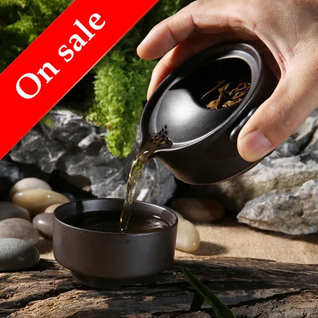 Чайник из пурпурной глины чайник для путешествий и чайная чашка 2 цвета на