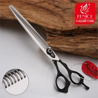 fenice 7 08 0inch professional thinning scissors for groomer jp440c 46 tooth 15 20 thinner rate dog shears