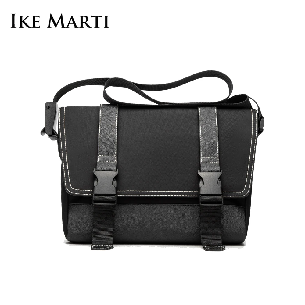 

IKE MARTI Anti Theft Men Shoulder Bag 2020 New Fashion Designer Messenger Bags For Men Large Capacity Casual Sling Bag Male