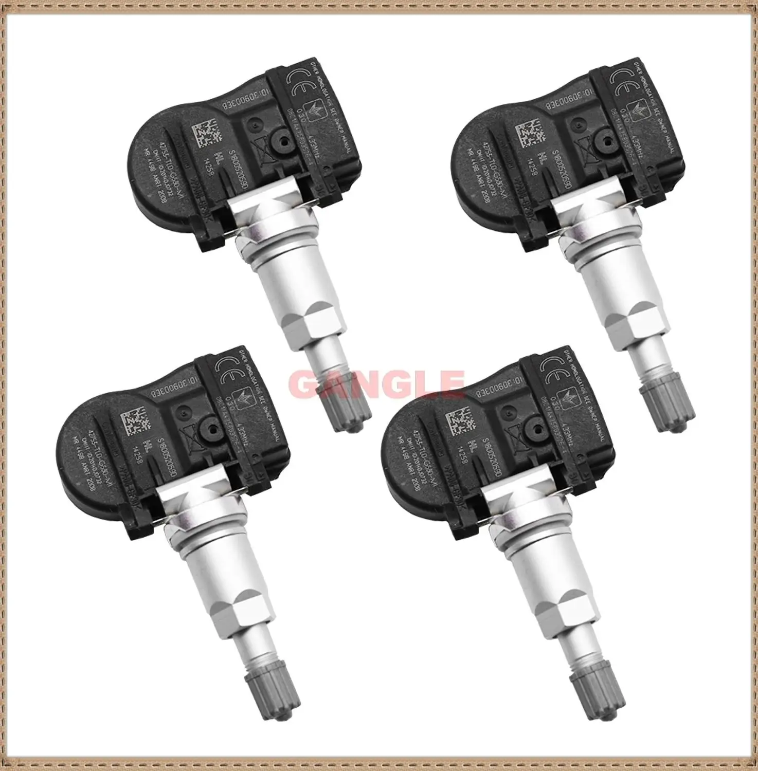 Датчик давления воздуха в шинах для 2011-2024 Honda Accord Crosstour Qoros 433 МГц, датчик давления воздуха в шинах 42753-TL0-G52 42753-TL0-G53 42753-TL0-G54