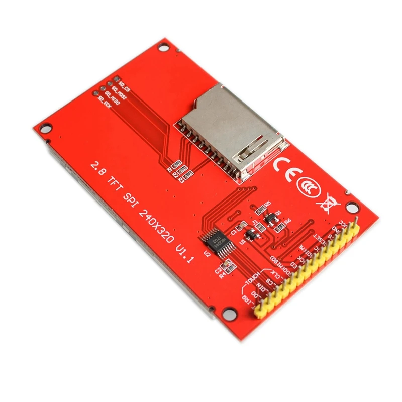 3 2 дюймов 320X240 Spi серийный Tft ЖК-модуль Дисплей Sn с контактной панелью Драйвер Ic