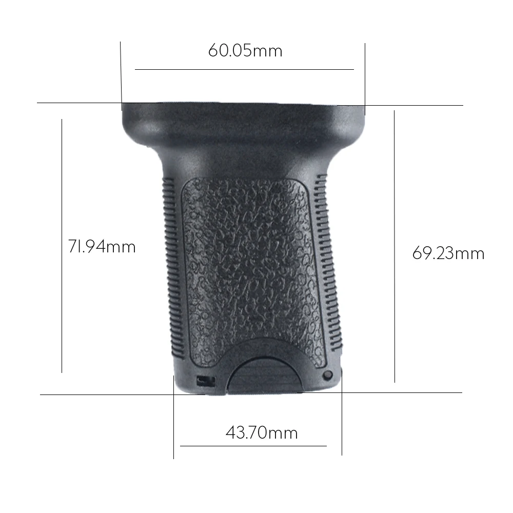 WADSN Airsoft TD Grip Universal Toy Accessories Tactical Plastic Handgrip fit Keymod M-lok Rail System | Спорт и развлечения