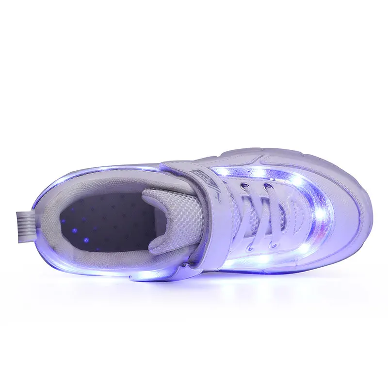 Heelies usb зарядка светодиодный светильник кроссовки с одним колесом мальчик девочка роликовые коньки повседневная обувь с роликом