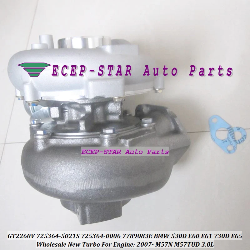GT2260V 725364 0007 11657789083H 1165778908G Turbo для BMW 530D E60 E61 730D E65 2007 M57N M57TUD M57DTUE65 3.0L 218HP|turbo shoes|turbo