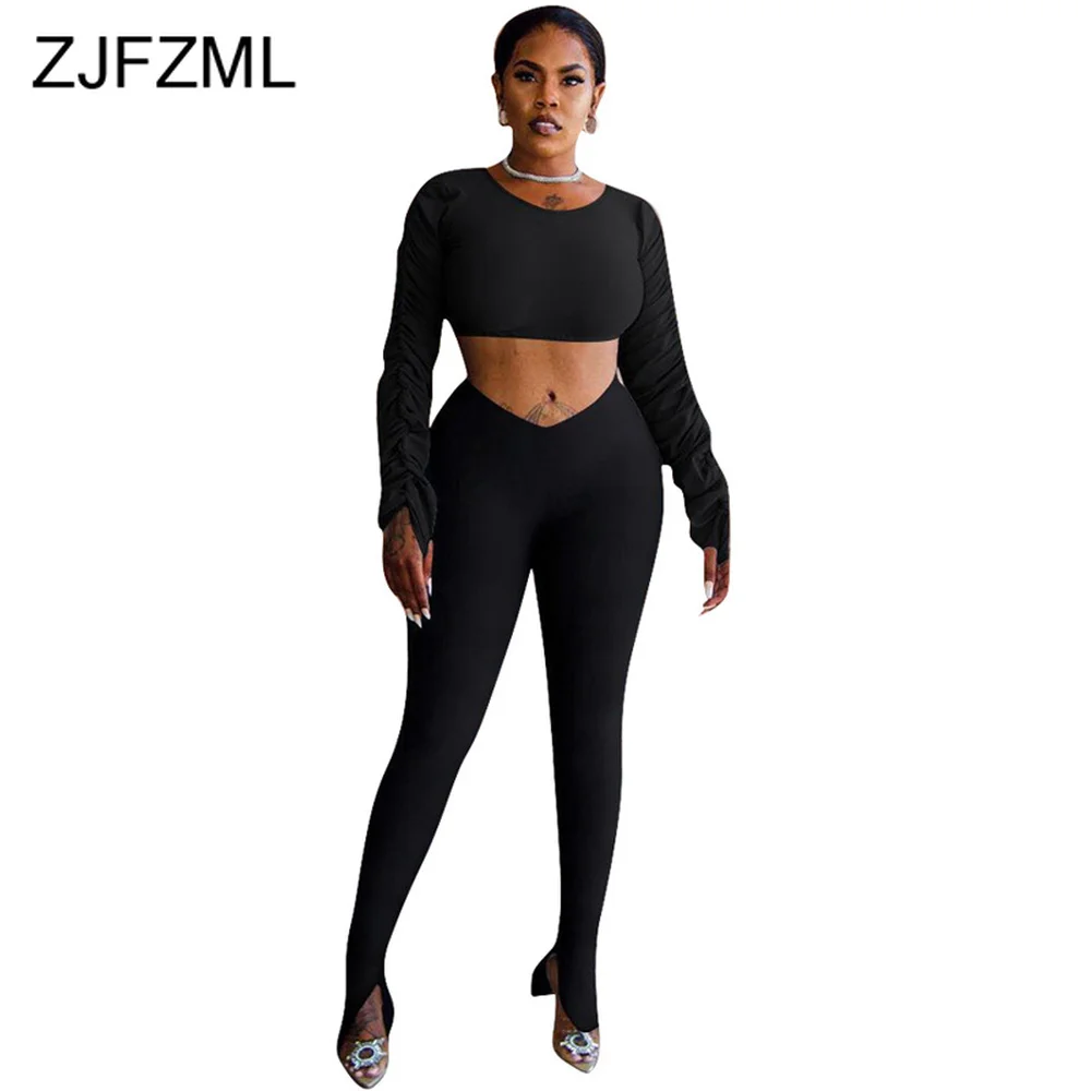 Пикантные черные сапоги фитнес комплекты из двух предметов женские костюмы