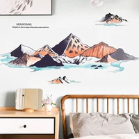 2022 ink landscape painting chinese style wall stickers study living room bedroom bedside wall decoration