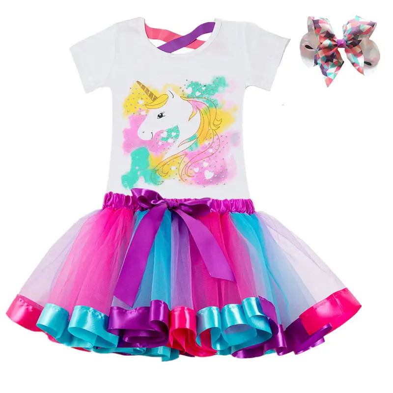 lIittle Princess Girls Dress Summer Children Dresses for Designer Party Wear Clothing Kids Clothes Vestidos | Детская одежда и