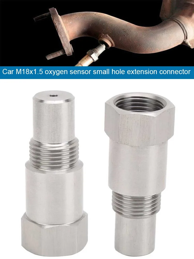 

Oxygen Sensor ExtenderSpacerStainless Steel M18x1.5 O2 Extender Adapter Mounting Fitting Bung Accessories Engine Check
