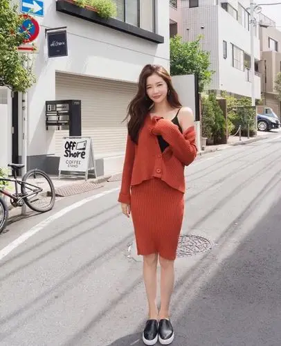 Женский винтажный Трикотажный костюм двойка кардиган с рукавами фонариками +