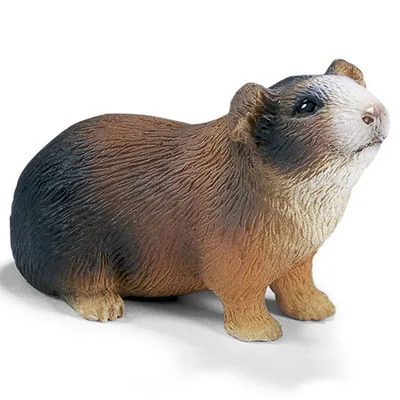 little cavy Настоящий зоопарк, джунгли, Животные фермы, модель серии 2, петух, коза, утка, Выдра, детские развивающие игрушки для детей, подарок - Цвет: little cavy
