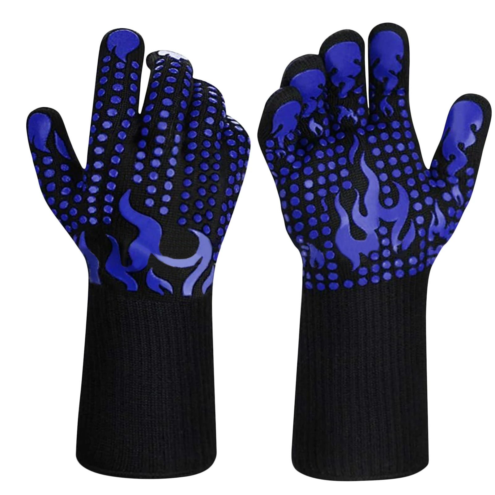 

Heat Resistant Gloves Heat Proof Grill Gloves For Barbecue Cooking Baking Pulling Meat Washable Oven Gloves Mitts As Smoker BBQ