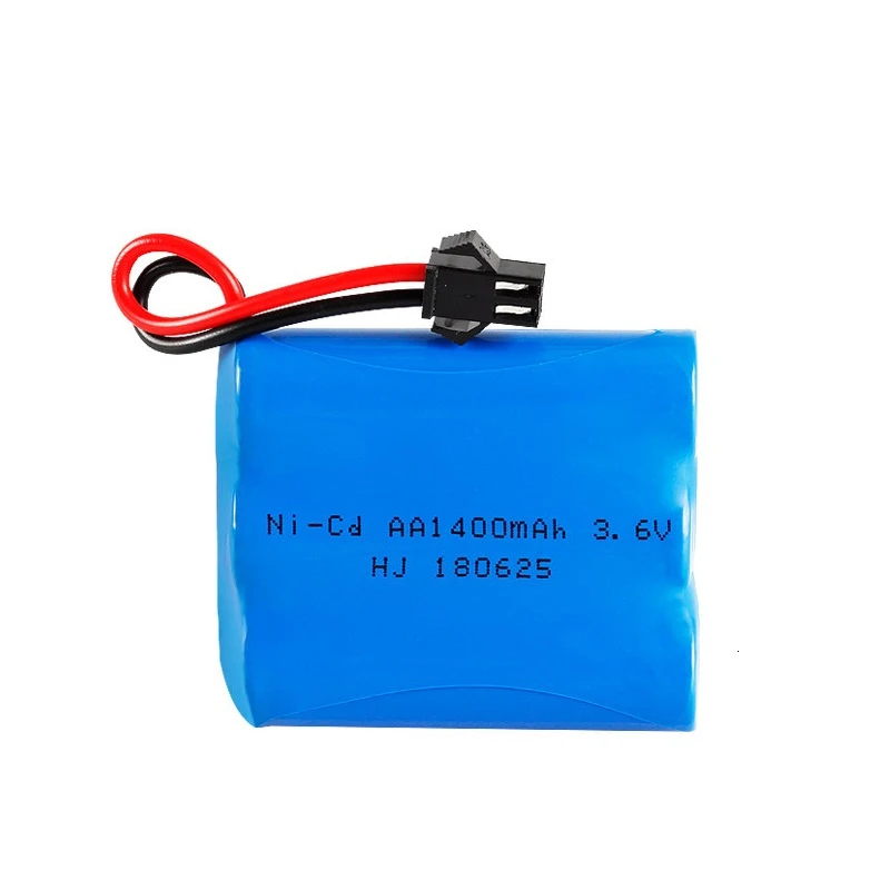 Upgrade 3.6v 1400mah NiCD Battery For Rc Toys Cars Tanks Trucks Robots Guns Boats AA Ni-CD Rechargeable Pack 3pcs | Игрушки и хобби