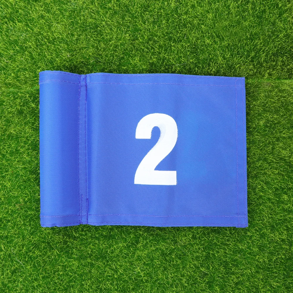 

3pcs Practice Green Flags Marking Flag Portable Training Target Flags (Blue, 12 x 18cm, Number 1, 2, 3 Style)