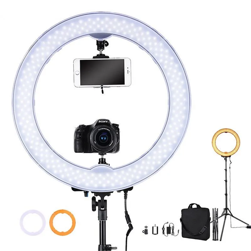 Fusitu Камера Photo Studio Phone видео 18 &quot55 Вт 5500 к 240 светодиодный освещения для