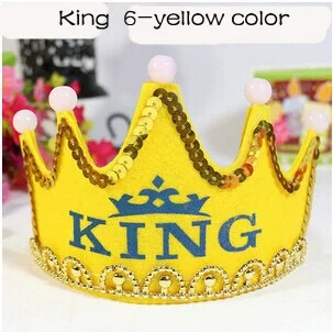 

Light star birthday party prince princess king crown cap for Christmas Halloween April fool's day Children's day