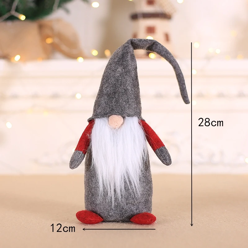 SDZS24202 Navidad фигурка, рождественские украшения для дома, рождественские куклы Санта-Клауса, новогодний adornos de navidad Natal, подарок для детей - Цвет: SDZS24202